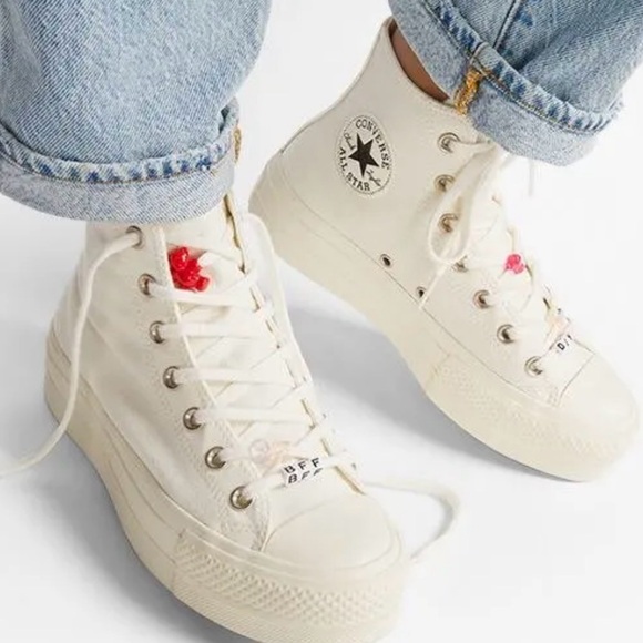 Converse Shoes - Converse Chuck Taylor All Star Lift Platform DIY Beads